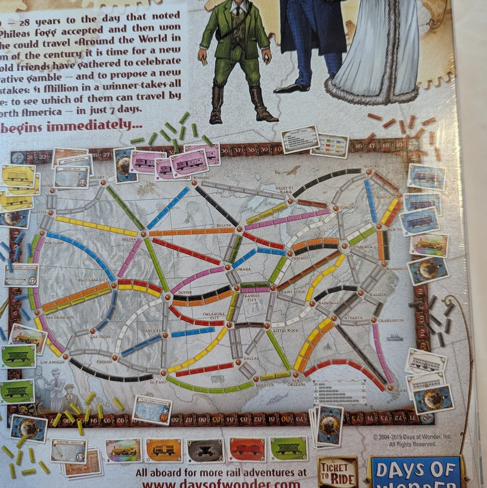 Ticket To Ride Board Game Brand New Sealed